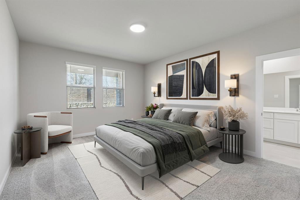 Primary Suite in the Holden home plan – REPRESENTATIVE PHOTO