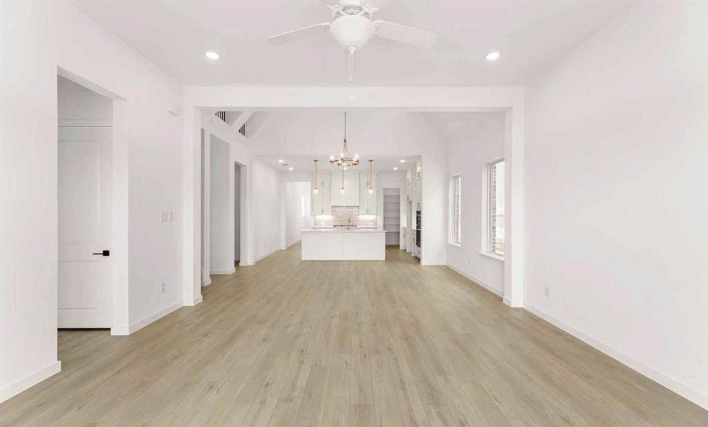Open Kitchen-Living-Dining Room Representative Photo