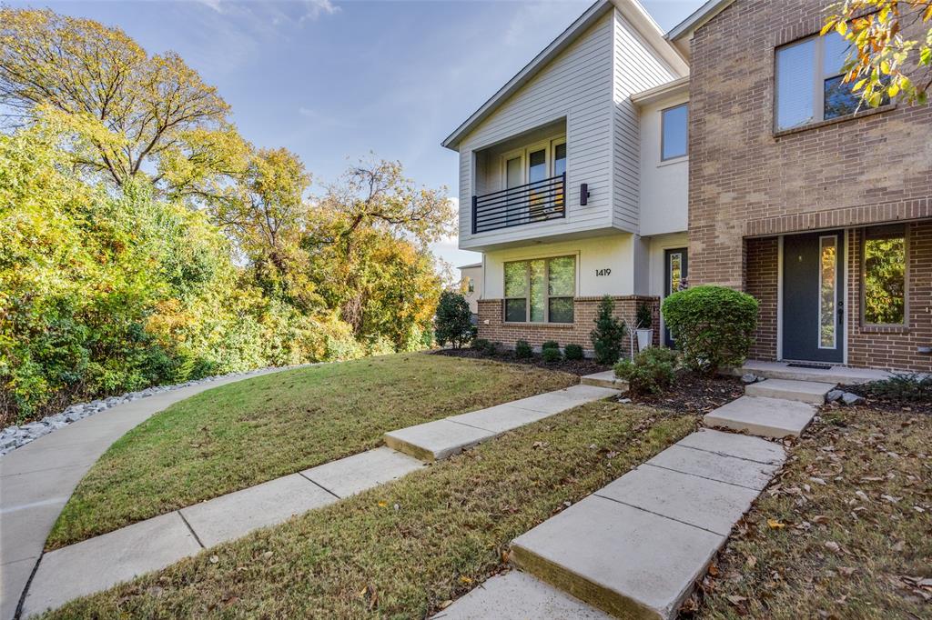 Step out to a walking trail and view of greenbelt, shaded private facing home Step out to a walking trail and view of greenbelt, shaded private facing home