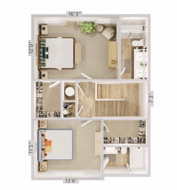 View of home floor plan