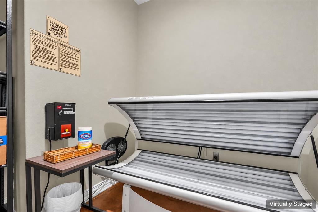 Interior space featuring neutral wall paint and hard surface flooring