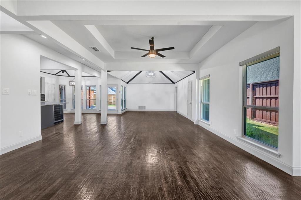 Open interior space