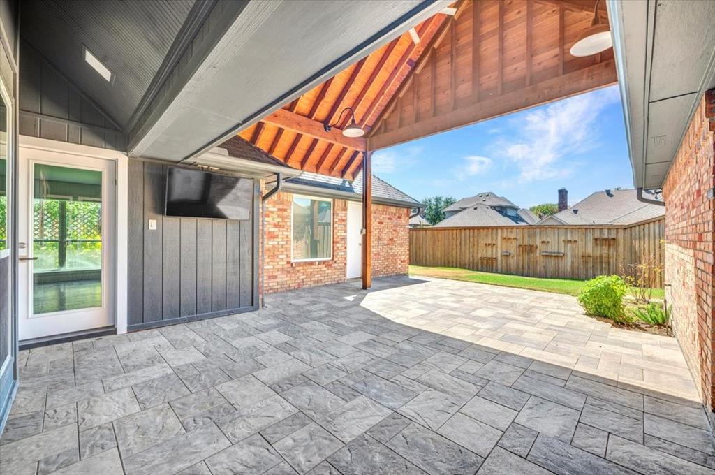 Covered patio