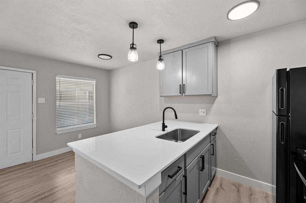 Unit 216 kitchen.