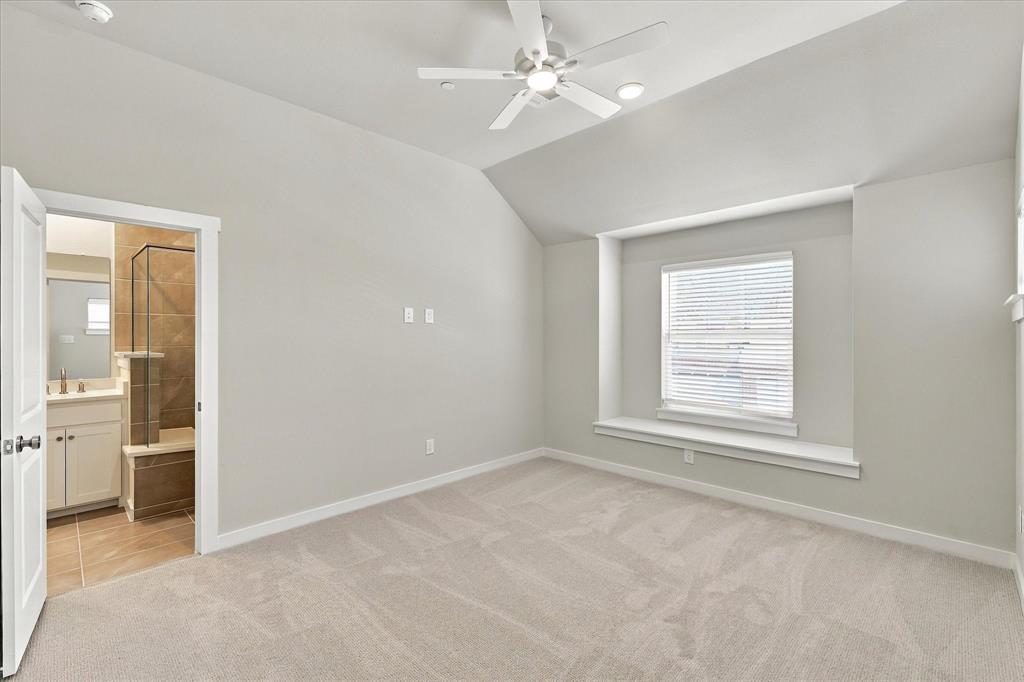 Master bedroom comes with ceiling fan