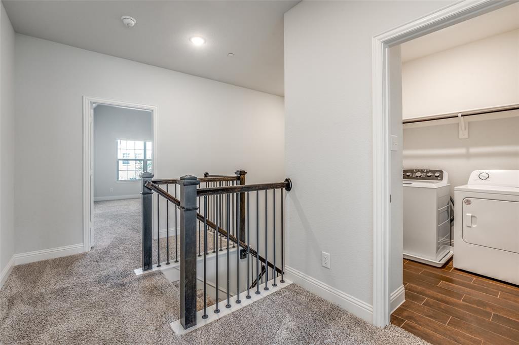 upstairs