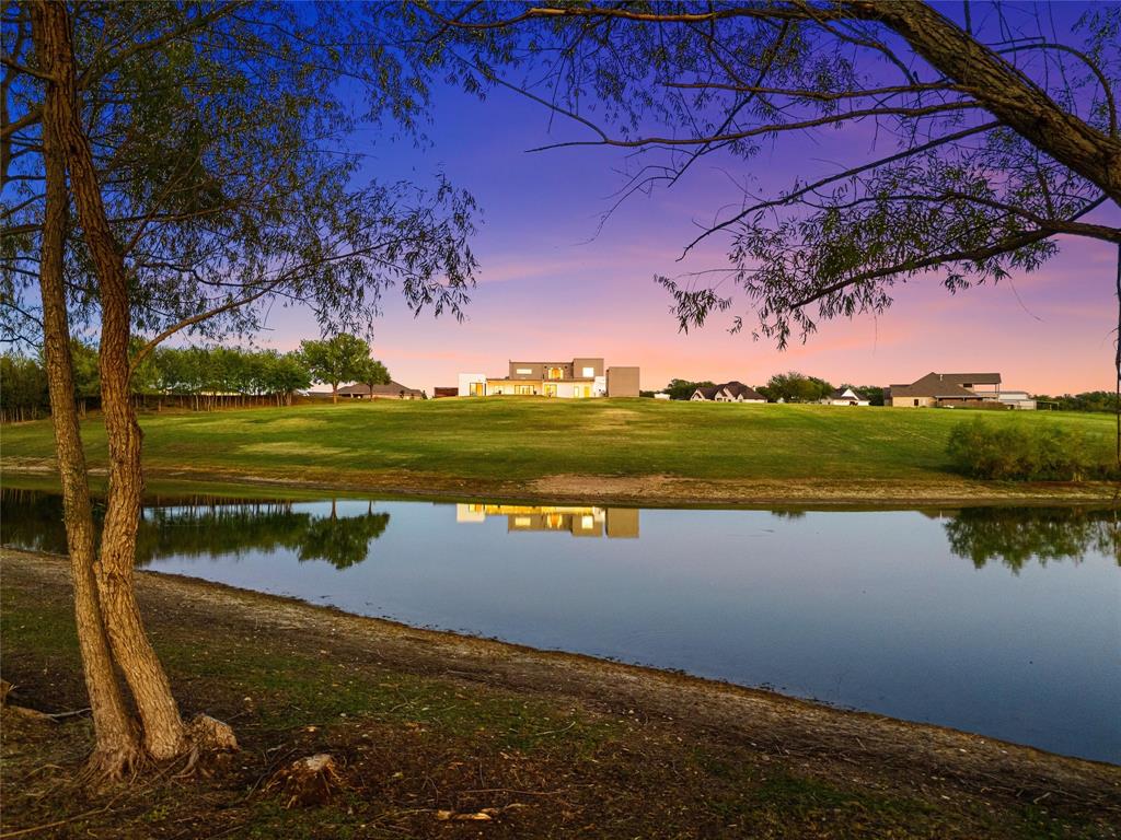 View from back "park" area of property with uncapped possibilities.