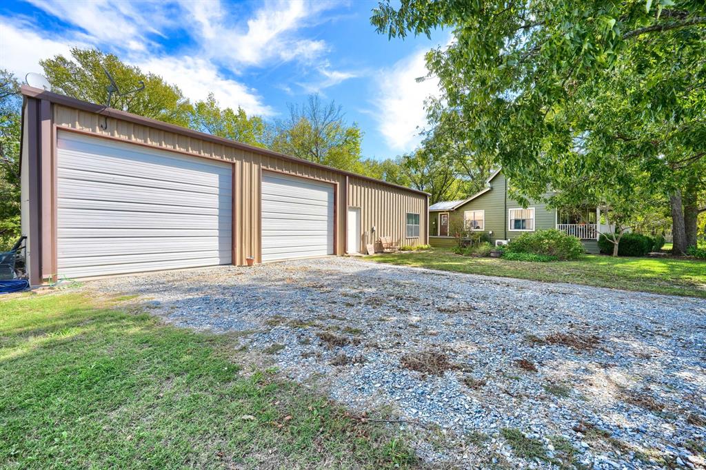 two 10' doors to garage