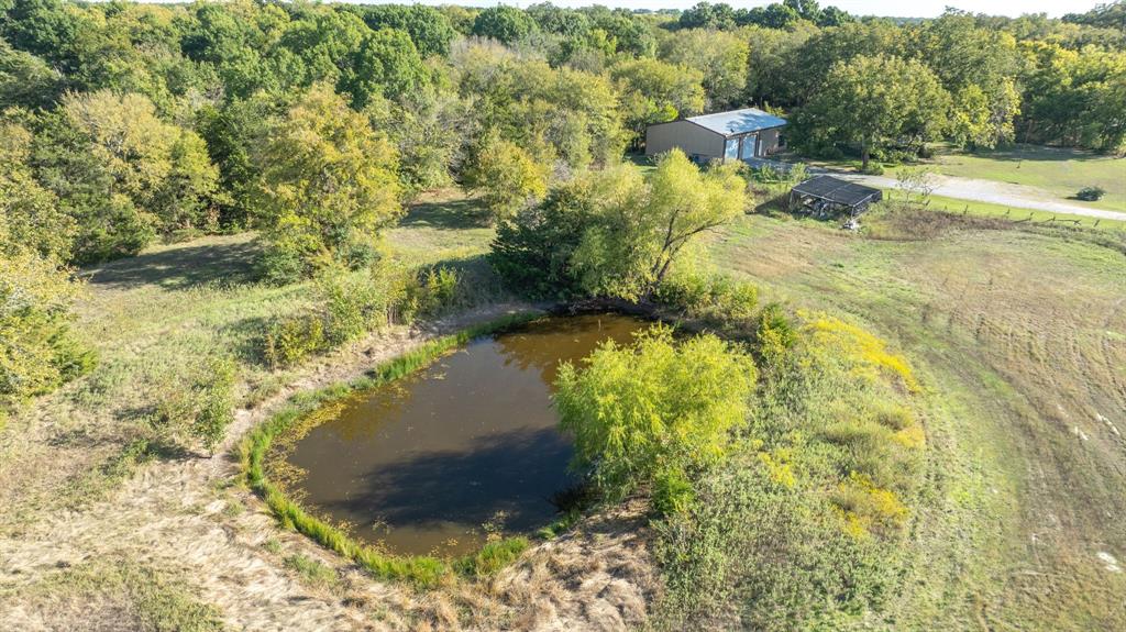 Pond on property