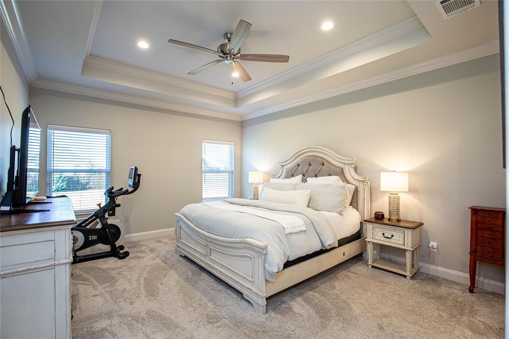 Isolated master suite.