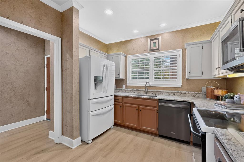 Mediterranean influences are found throughout, even in the kitchen.