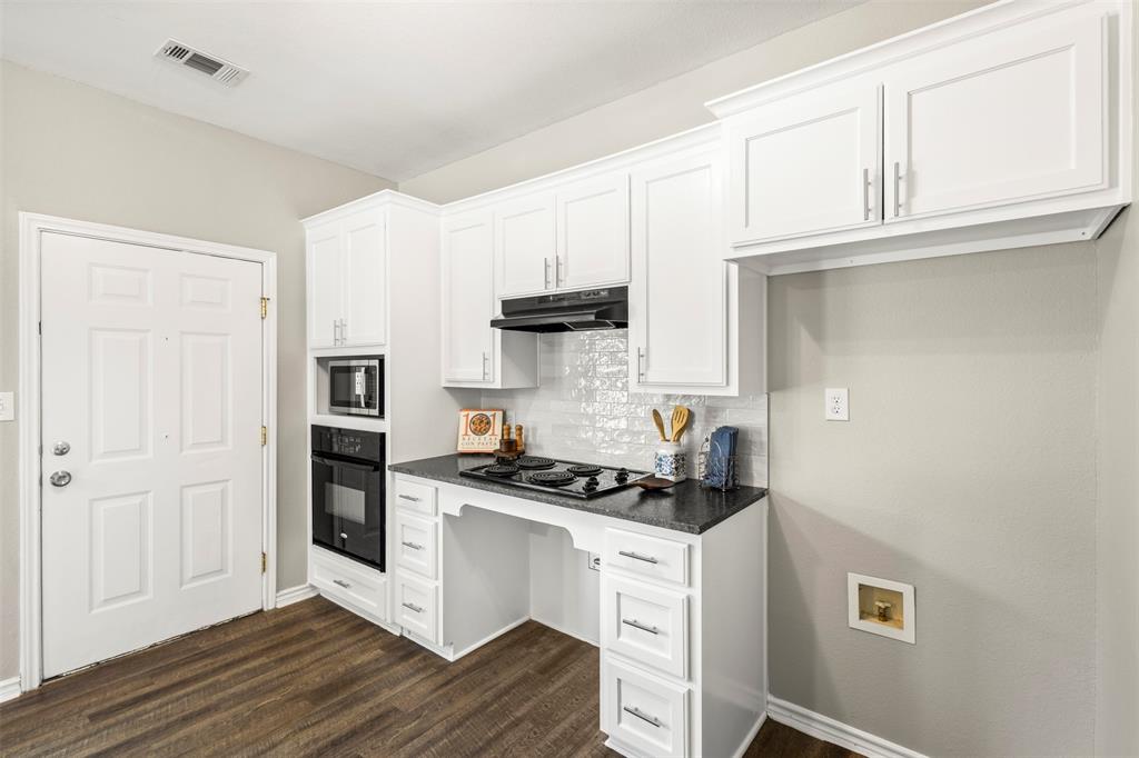 Roll-under access to stove top