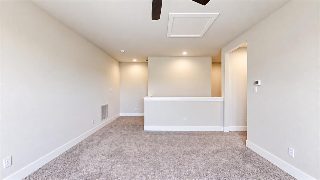 upstairs