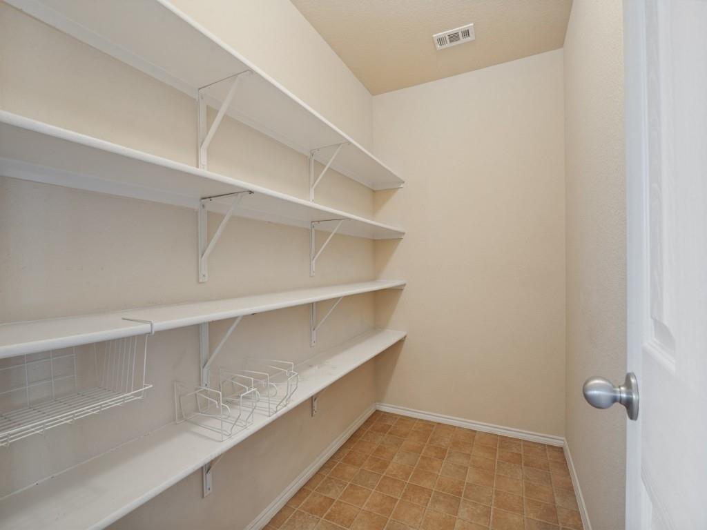 Spacious walk - in Pantry