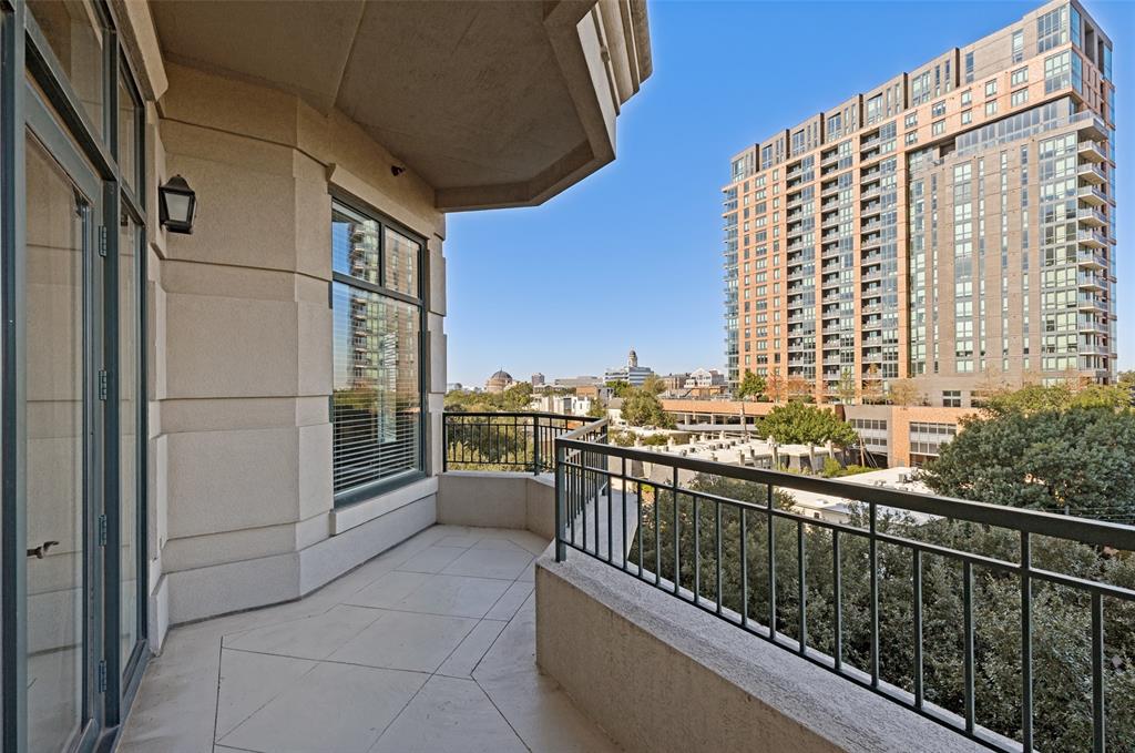 Balcony off family room perfect place to relax
