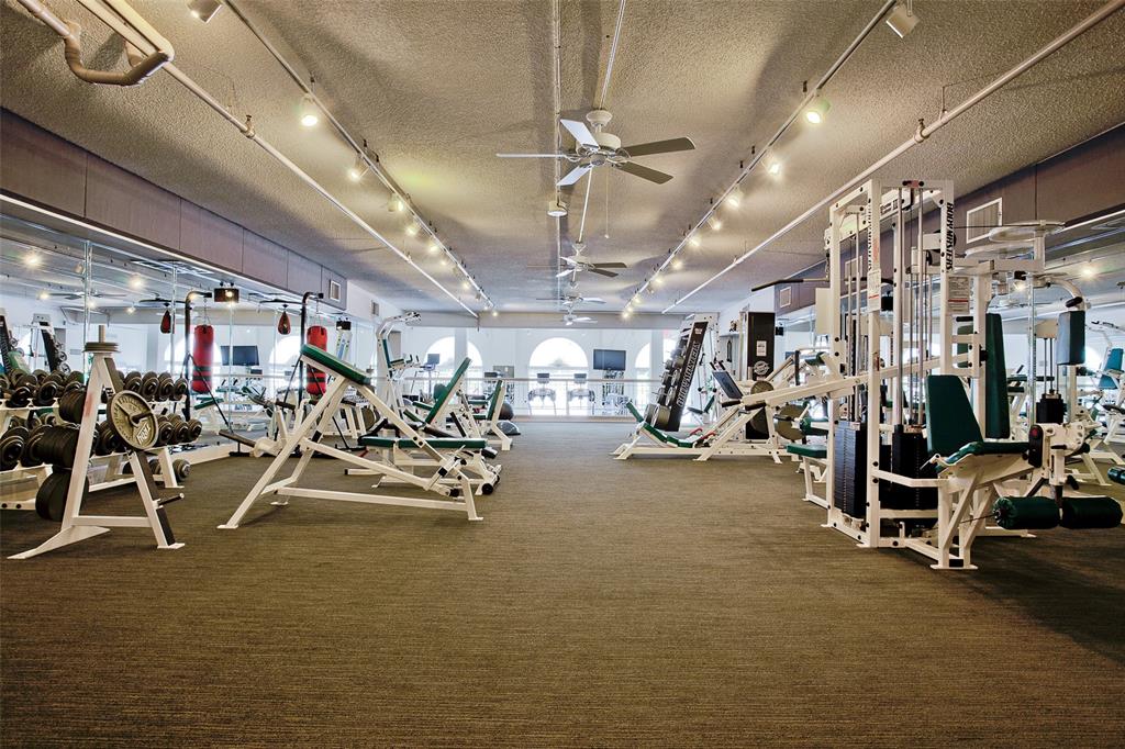 One of the fitness centers