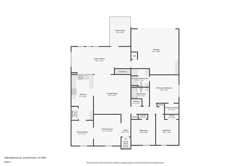 3309 S Edelweiss Drive, Grand Prairie, TX 75052