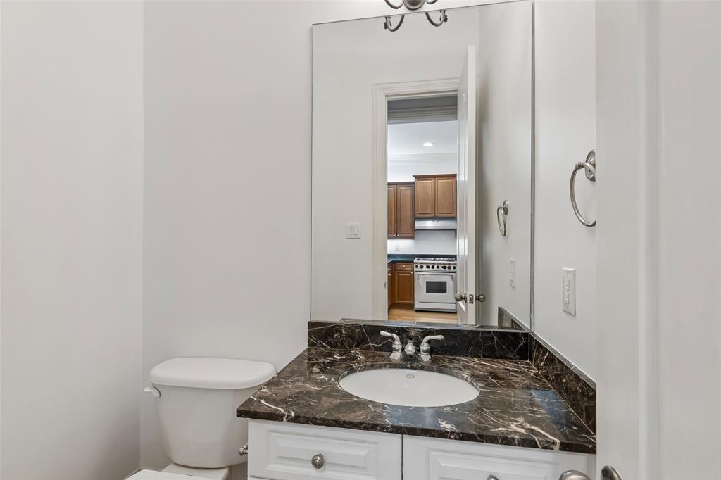 Half Bath on Second Floor