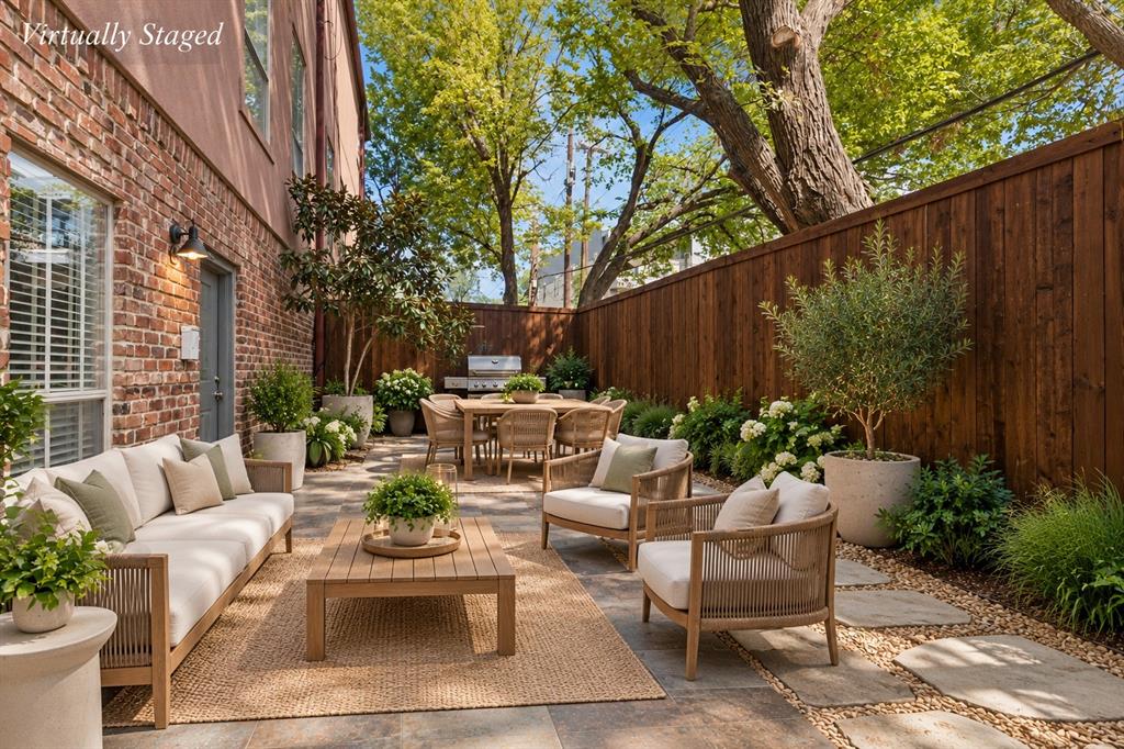 Patio Virtually Staged