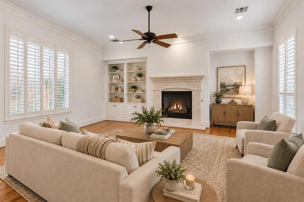 Living Room Virtually Staged