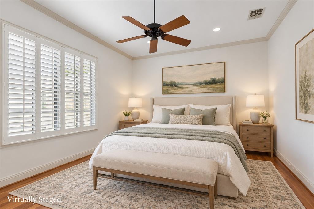 Primary Bedroom Virtually Staged