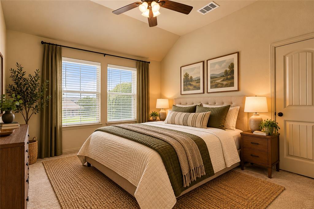 Second floor bedroom. Virtually staged.