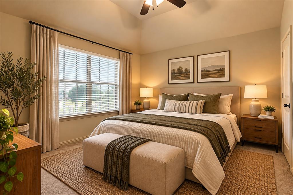 Second floor bedroom. Virtually staged.