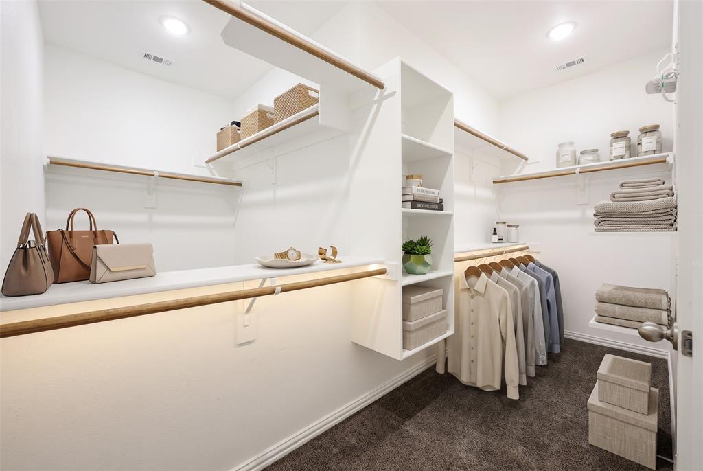 virtually staged closet for inspiration