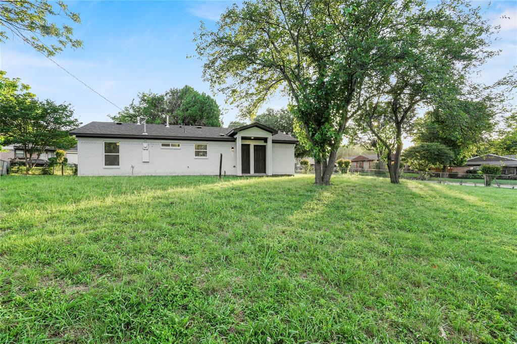 View of rear view of property