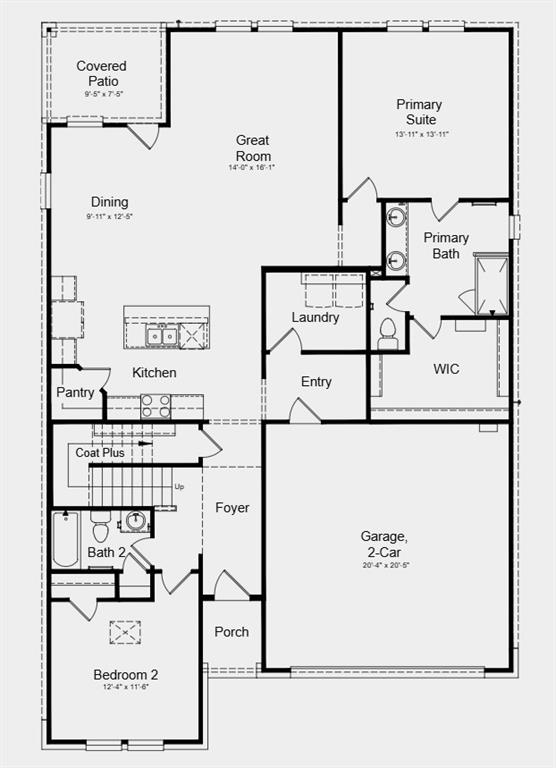 Additional Highlights Include: gas drop at patio, refrigerator, washer, dryer, and white 2" blinds throughout.