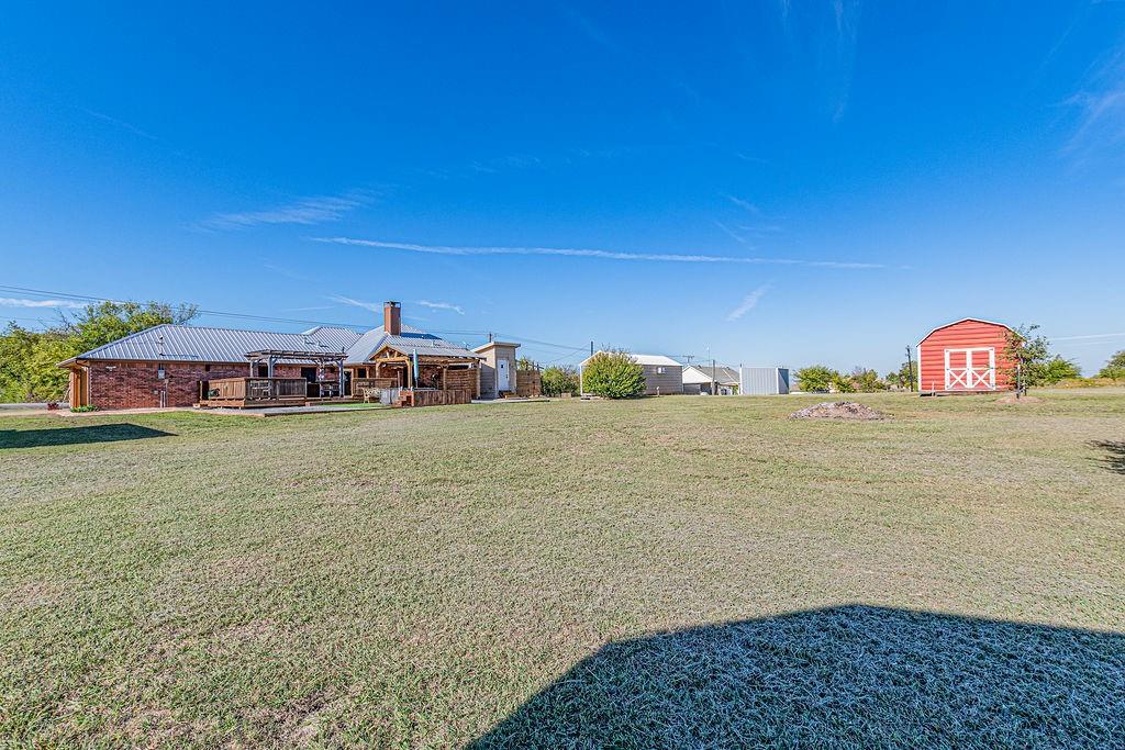 Expansive backyard