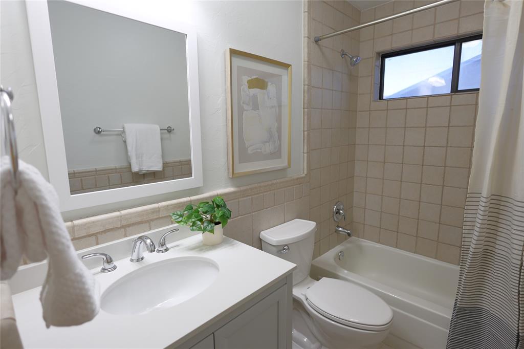 Hallway bathroom