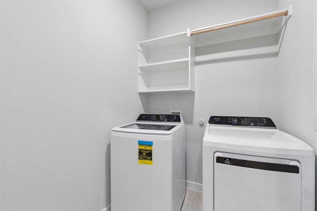Utility Room in the Oscar home plan – REPRESENTATIVE PHOTO