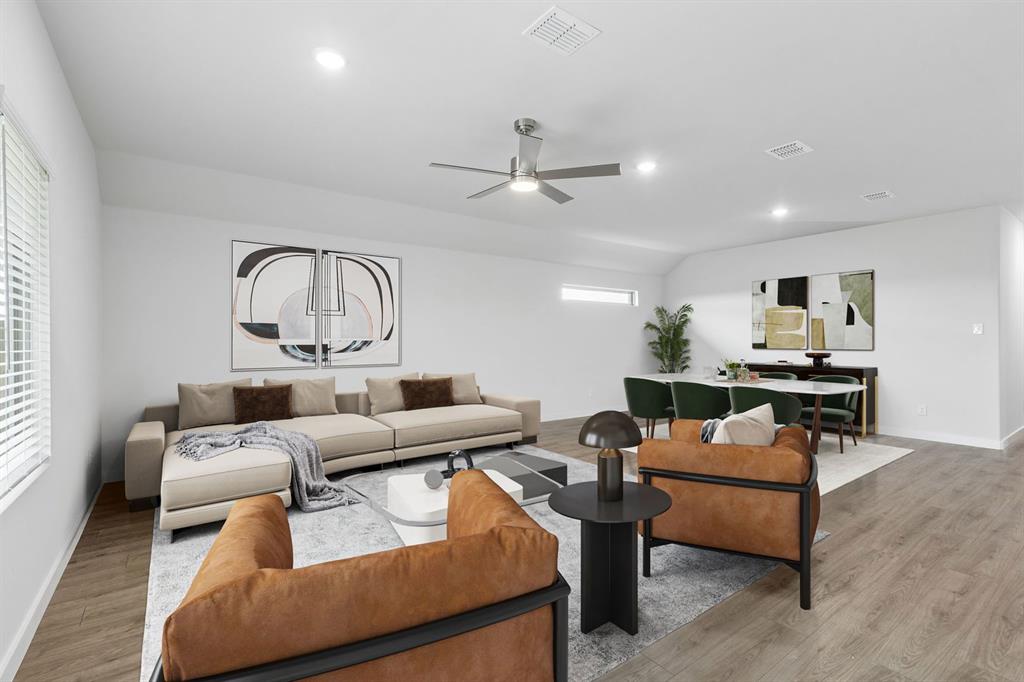 Open Floor Plan in the Oscar home plan – REPRESENTATIVE PHOTO
