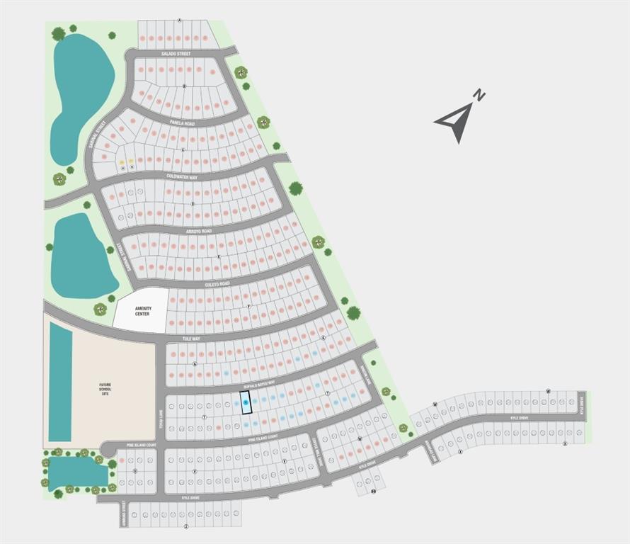 2318 Buffalo Bayou Way Preliminary Plot Plan