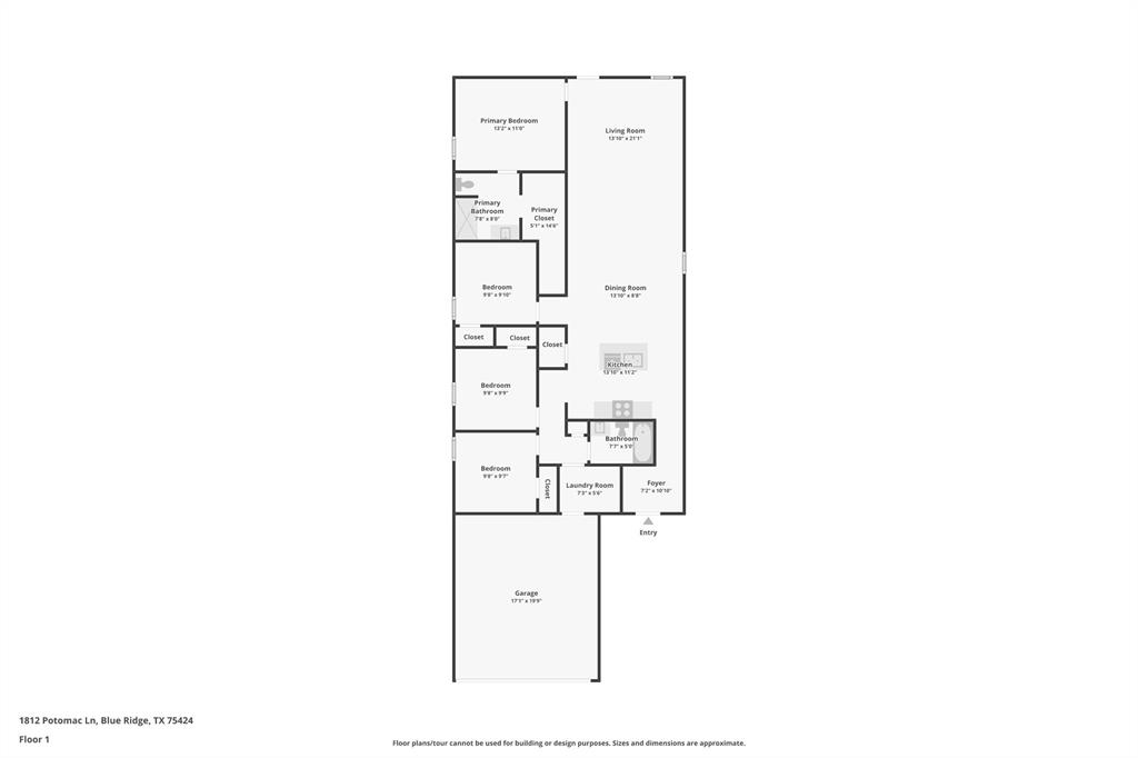 1812 Potomac Lane, Blue Ridge, TX 75424