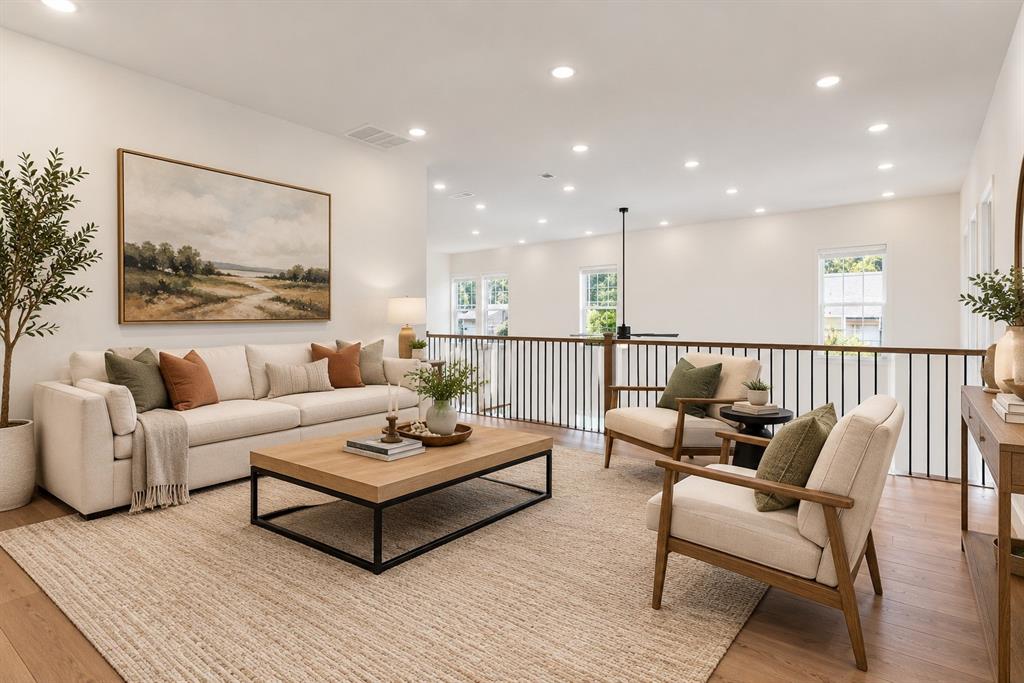 Virtually Staged * Upstairs Loft Living Space