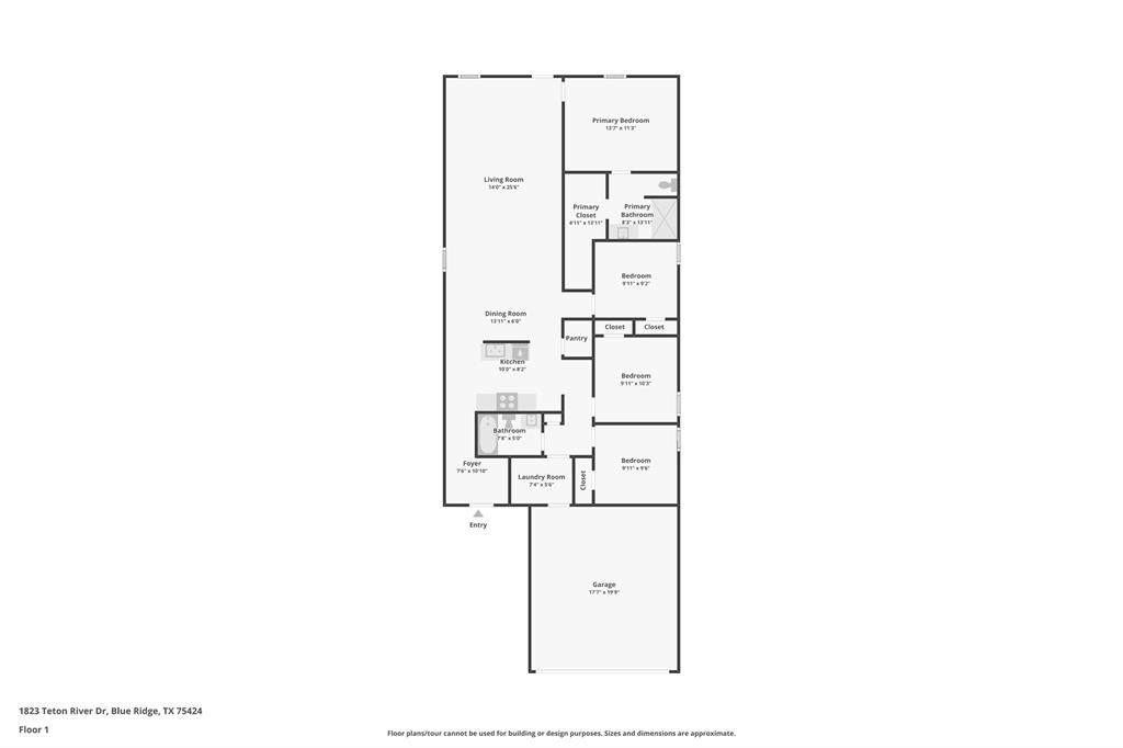 1823 Teton River Drive, Blue Ridge, TX 75424