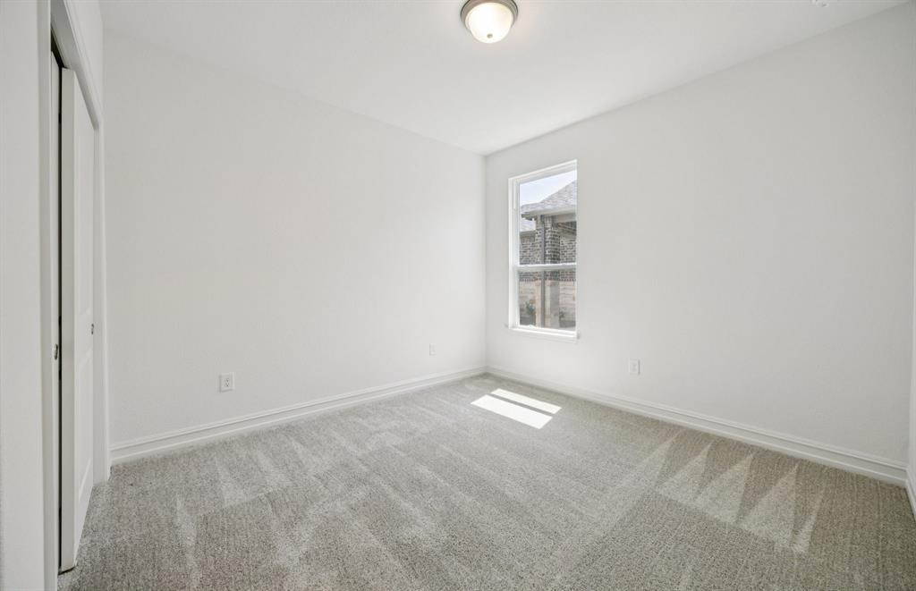 *Floorplan representation, not actual home - Spacious secondary bedroom