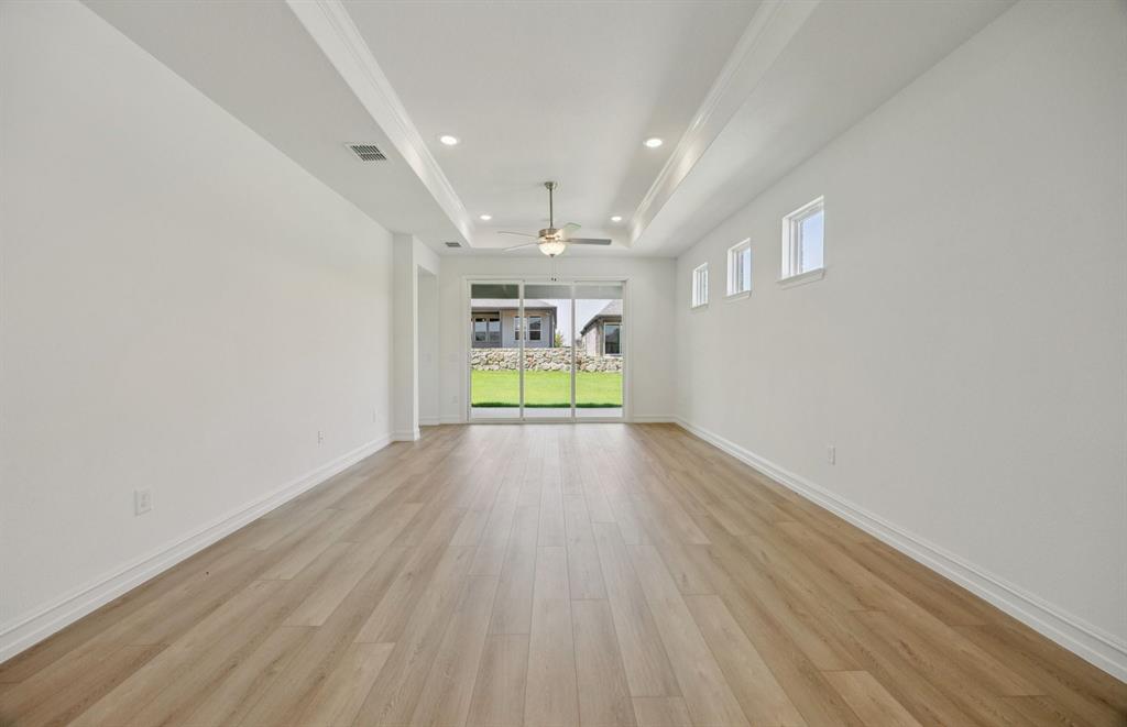 *Floorplan representation, not actual home - Spacious gathering room with large windows