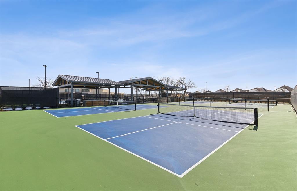 Pickleball court
