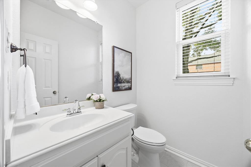 1st floor half bath