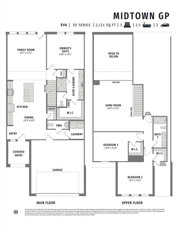 Featuring a fabulous main floor primary suite and wonderful entertaining spaces, the entire family will fall in love with our new Eva floor plan!