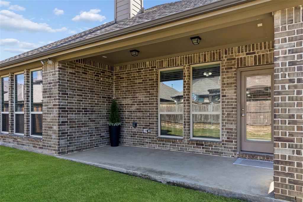 Covered patio