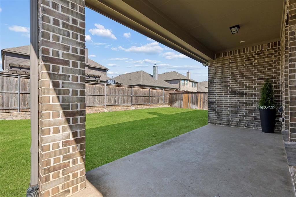 Covered patio