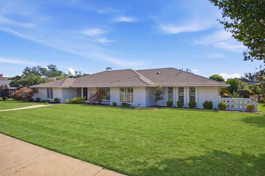 Oversized lot with a beautiful front yard