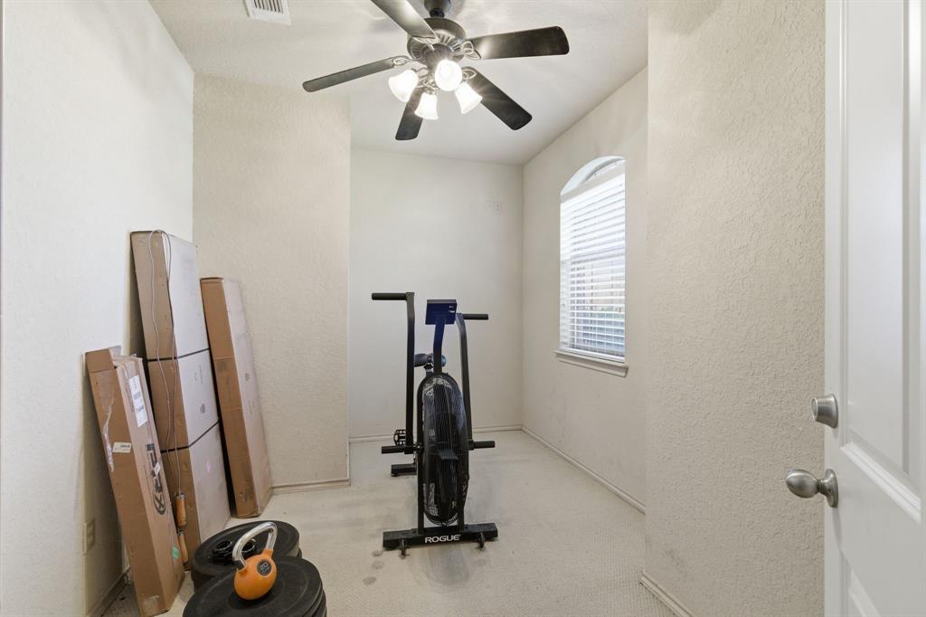 This climate controlled extra space in the garage is another flex space, just roll your decorated Christmas tree protected from the climate, another office, gym, etc.