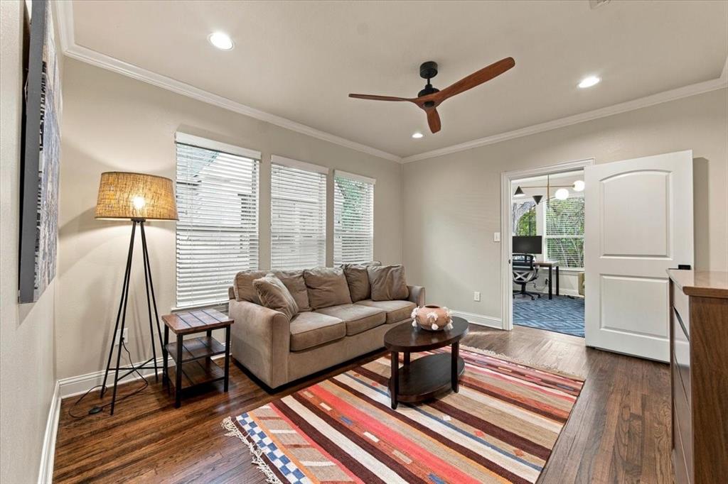 Secondary bedroom currently used as living space