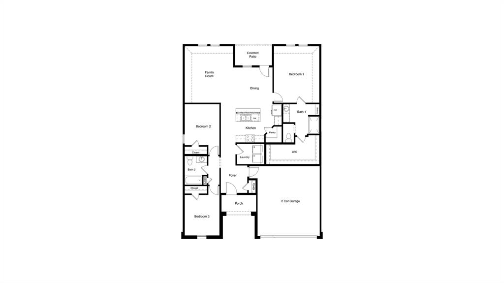 D.R. Horton's Denton floor plan - All Home and community information, including pricing, included features, terms, availability and amenities, are subject to change at any time without notice or obligation. All Drawings, pictures, photographs, video, square footages, floor plans, elevations, features, colors and sizes are approximate for illustration purposes only and will vary from the homes as built.