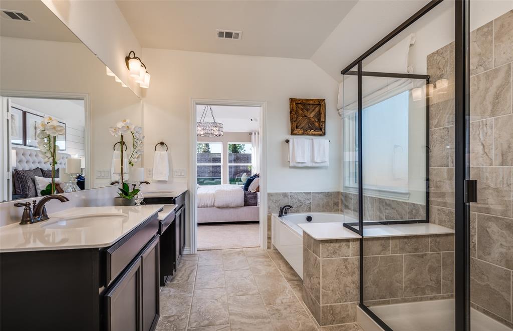 *Model Representation - Owner's private bath with double vanity *Model Representation - Owner's private bath with double vanity